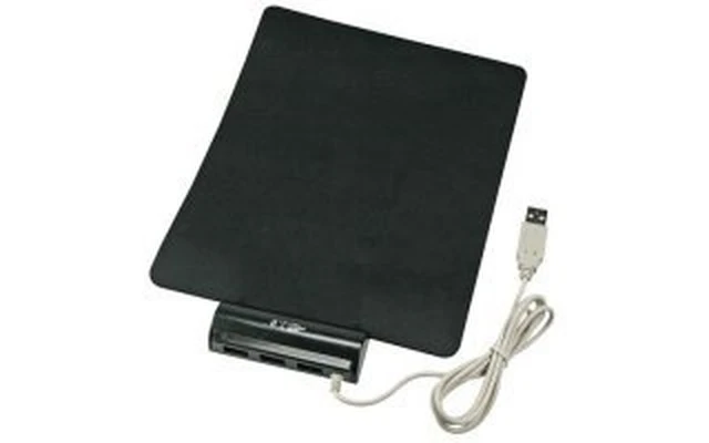 ALFOMBRILLA DE RATÓN USB + USB 2.0 / HUB 3 PUERTOS - PCUSB24