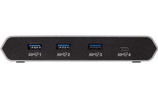 Hub 4-Port USB de escritorio Aluminum/Negro - Aten US3342-AT