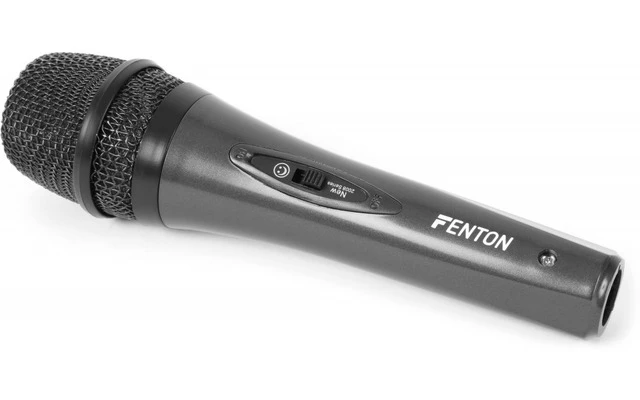 Fenton Microfono para vocalistas, dinamico, 600 Ohms balanceado