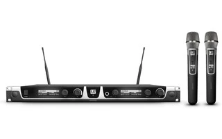 LD Systems U506 UK HHC 2 Sistema inalámbrico con 2 Micrófonos de Mano de Condensador
