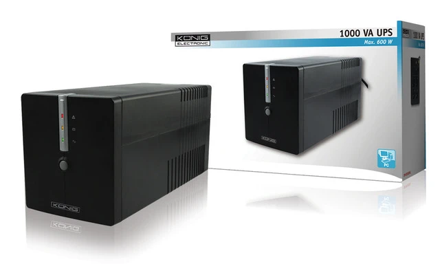 Sistema de alimentación ininterrumpida (SAI) 1000 VA UPS 600W