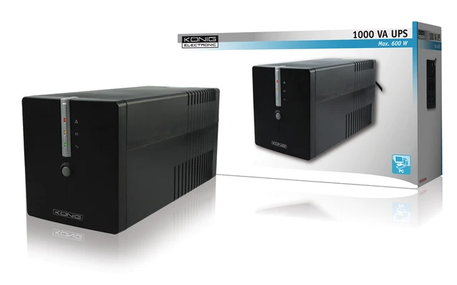 Sistema de alimentación ininterrumpida (SAI) 1000 VA UPS 600W