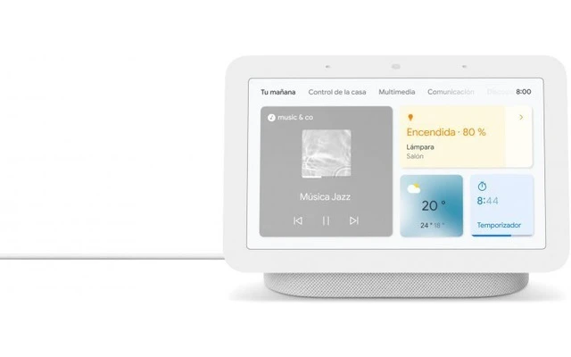 Google Nest Hub 2º Generación Altavoz Inteligente y Asistente con Pantalla Tiza
