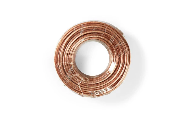 Cable de Altavoz - 2x 4,00 mm2 - 25,0 m - Brida - Transparente - Nedis CAGW4000TR250