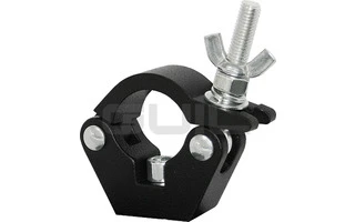 GUIL ABZ-29N Abrazadera de aluminio color Negro, para tubo de Ø 45-52 mm, carga: 500 Kg