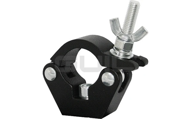 GUIL ABZ-29N Abrazadera de aluminio color Negro, para tubo de Ø 45-52 mm, carga: 500 Kg