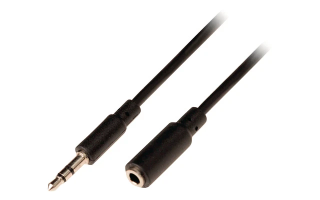 Cable de extensión de audio jack estéreo de 3.5 mm macho - 3.5 mm hembra de 3.00 m