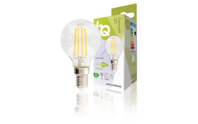 Lámpara LED Vintage Mini Globo 4.8 W 470 lm 2700 K - HQ HQLFE27MINI002