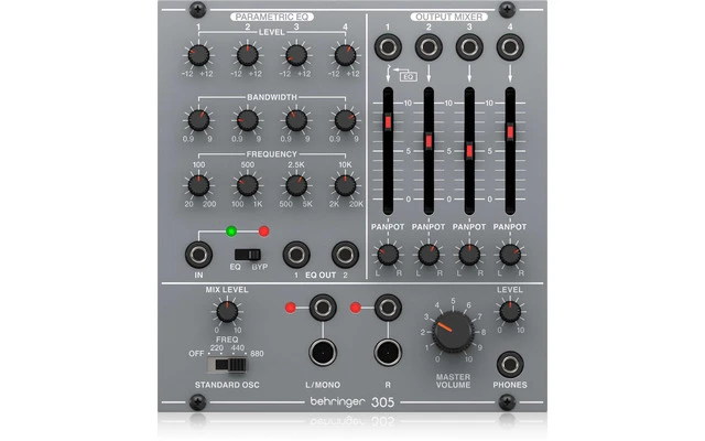 Behringer 305 EQ/MIXER/OUTPUT EURORACK
