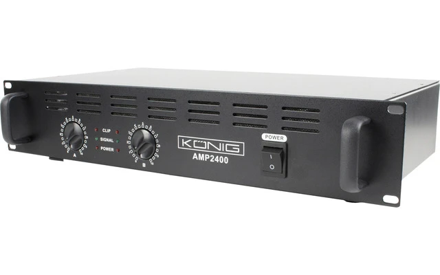 Amplificador PA 2x 120W - Konig AMP 2400