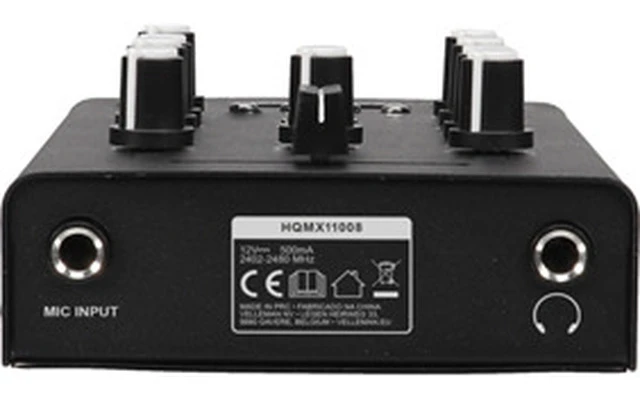 HQ Power HQMX11008 - Mini mezclador estéreo con conexión USB - Stock B