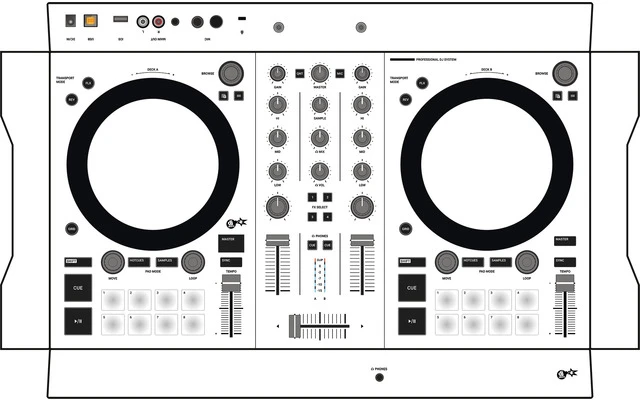 Traktor S2 MK3 Skin - White aka Star Trooper