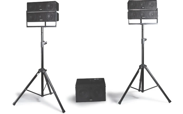 Imagenes de Sistema compacto LINE ARRAY biamplificado