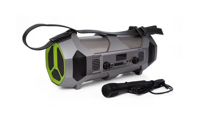 Imagenes de FluidE Bazooka - Altavoz Bluetooth con iluminación RGB & función PowerBank