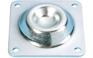 Adam Hall Hardware 4938 - Pie deslizante grande acero hembra
