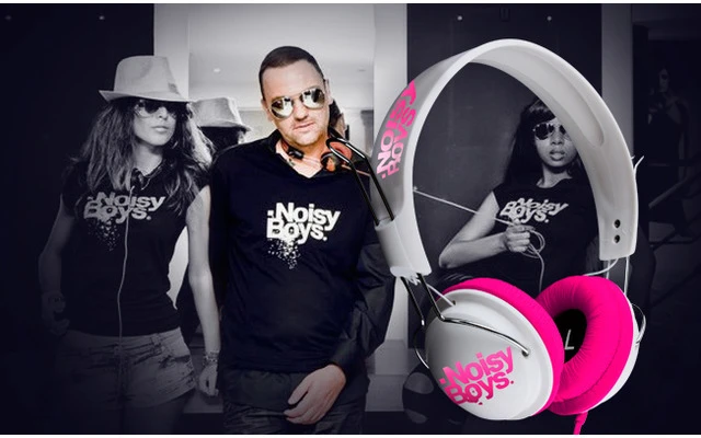 On-Earz Lounge NoisyBoys White Fushia