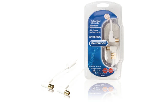Cable de Antena Digital para Pantalla Plana 120dB 3.0 m - Bandridge BVL8403