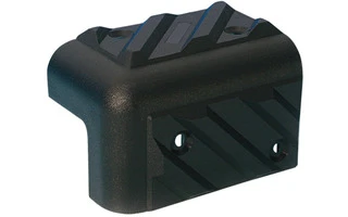 Adam Hall Hardware 4013 - Cantonera apilable de plástico negro