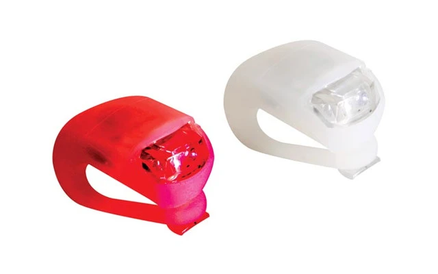 Juego con 2 faros de bicicleta 'Easy-Fit' con 2 LEDs