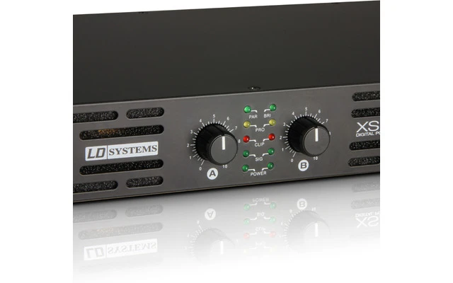 LD Systems XS 200 - Amplificador de PA 2 x 100 W 4 Ohmios