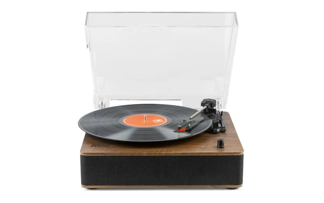 Fenton RP161 Record Player HQ BT Walnut Wood