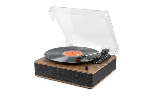 Fenton RP161 Record Player HQ BT Walnut Wood