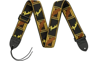 Fender Monogrammed 2' Black/Yellow/Brown