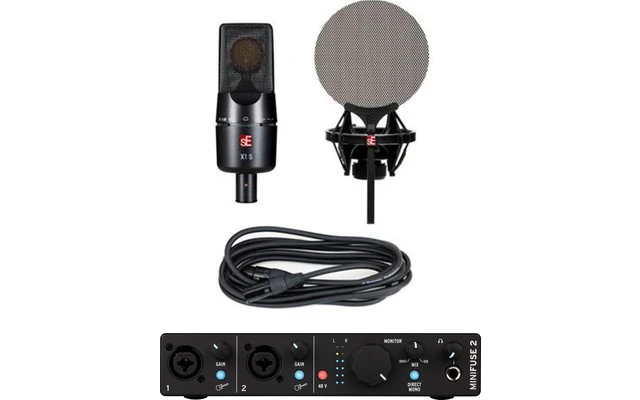 SE Electronic X1s Vocal Pack + Arturia MiniFuse 2 - Conjunto para grabación