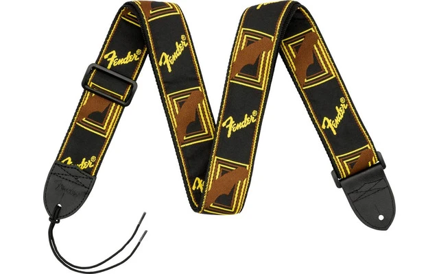Fender Monogrammed 2' Black/Yellow/Brown