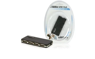 Concentrador USB 2.0 de 4 puertos KÖNIG