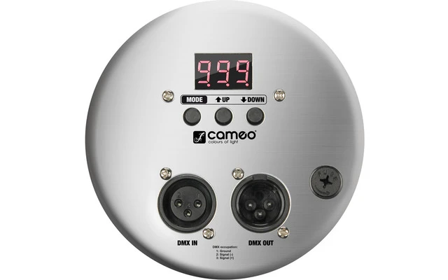PAR 64 Cameo CAN - 36 x 1 W LED PAR Can RGB Plata