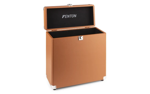 Fenton RC30 Estuche para discos de vinilo Marrón