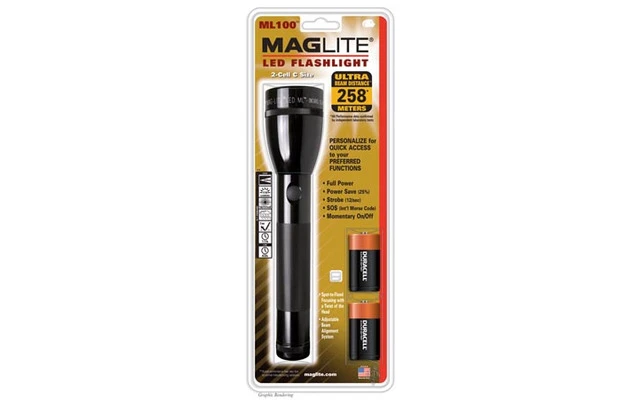 MAGLITE ML100 2C LED - COLOR NEGRO