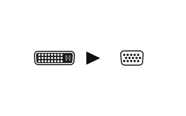 Conector DVI-I Macho a Conector VGA/SVGA hembra / profesional