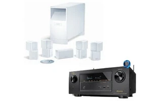 Denon AVR X2200 + AcoustiMass 10 Serie V Blanco