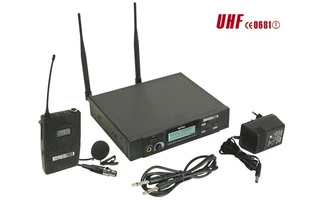 MICRÓFONO PLL UHF TRUE DIVERSITY INALÁMBRICO PLL DE 8 CANALES 