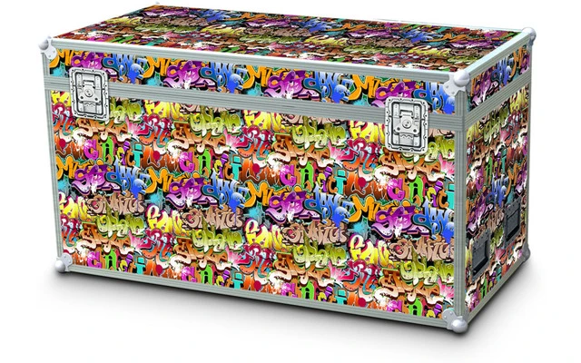 Adam Hall Hardware Imageboard 7 GRAFFITI Tablero de abedul con motivo de Grafiti 7 mm