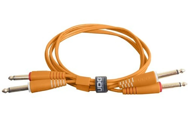 UDG Ultimate Audio Cable Set 1/4" Jack - 1/4" Jack Recto Naranja 1.5 m
