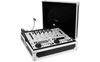 Roadinger Mixer Case Pro MCB-19 inclinado, bk, 12U