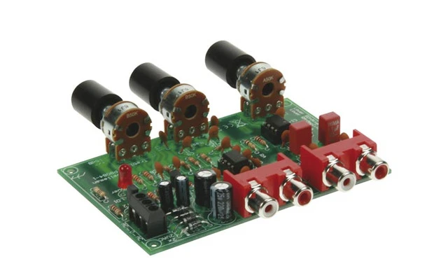 Ajuste del volumen y del tono - preamplificador