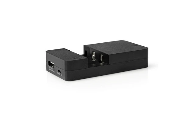 Cargador de batería universal - Cámara - USB - 3.6 V / 7.4 V - Negro - Nedis BACH01