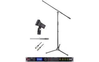 dBX DriveRack PA2 + Behringer ECM 8000 + Cable XLR 5m +  tripode con pinza