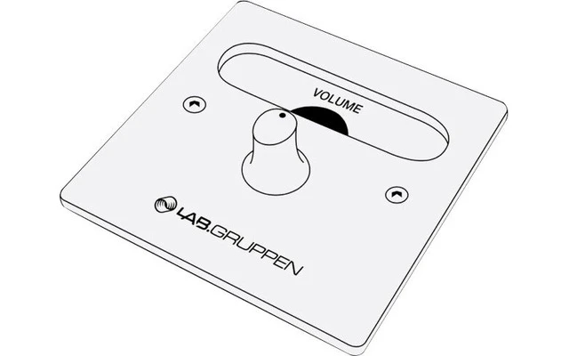 Lab.Gruppen Level Ctrl. White Knob Diy Straight