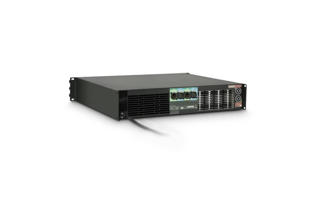 Ram Audio W 6000 DSP E AES Amplificador de PA 2 x 3025 W 2 Ohmios con Módulo DSP con Entrada dig