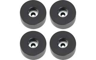 Adam Hall Hardware 4909 M4 AH Bolsa de 4 Pies de goma 38 x 20 mm