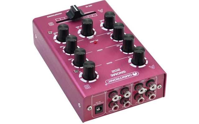 Omnitronic Gnome 202 Mini Mixer red