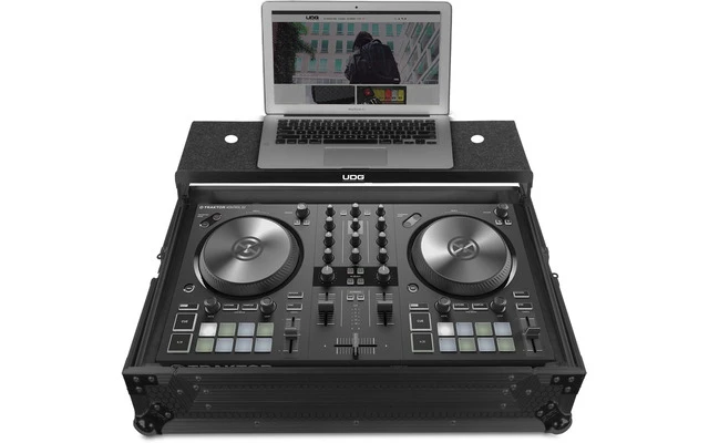 UDG FlightCase Traktor Kontrol S2 Mk3 Black Plus ( Bandeja portatil ) - Stock B