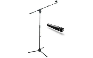 Shure SM57 con soporte de jirafa