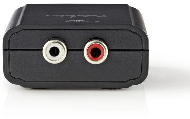 Convertidor Digital de Audio a Estéreo - 1 toma - RCA Digital (S/PDIF) + TosLink - 2x RCA (Estér
