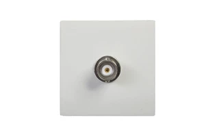 Audac CP 43 BNCW Placa de conexión con BNC blanca